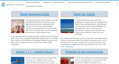 Desktop Screenshot of karibik-urlaub.org