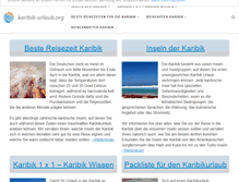 Tablet Screenshot of karibik-urlaub.org
